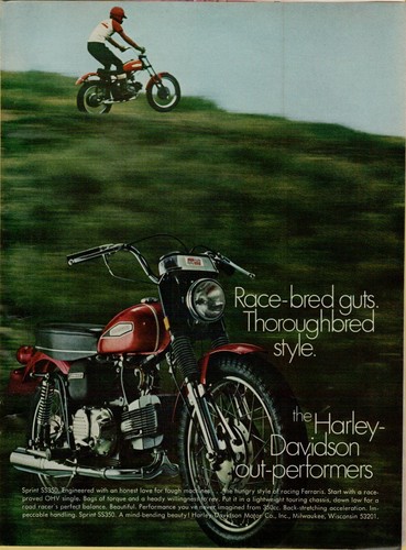 1970 harley davidson sprint - harley-davidson,