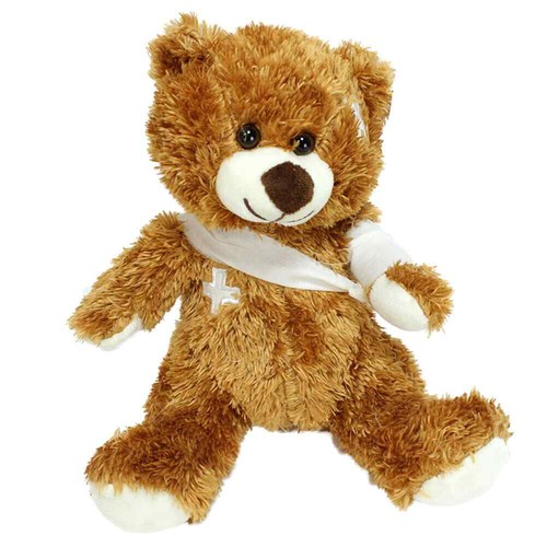 Teddy with bandage brown - teddy,