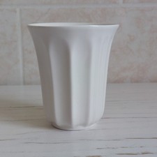 Hotel Chocolat Mug Pod Cup White Ceramic Velvetiser Andrew Wicks Ribbed 10.5cm 6