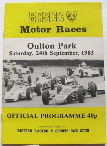 Oulton park sep - 24, 1983