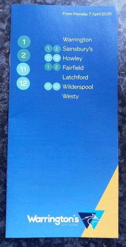 Warrington own buses 2025 - own,