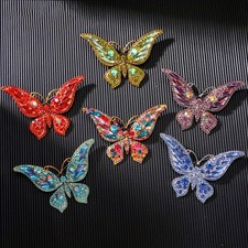 6 PCS Rhinestone Butterfly