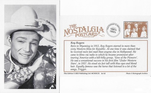 Postcard hollywood western - postcard,