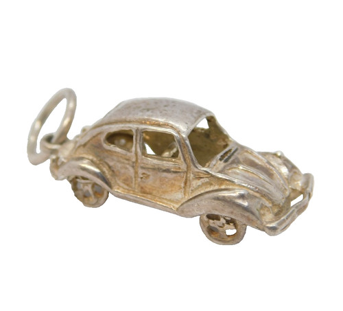 Sterling silver beetle - sterling,