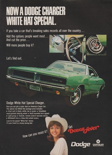 1969 dodge charger white - 1969,