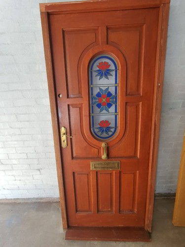 External hardwood glazed door - external,