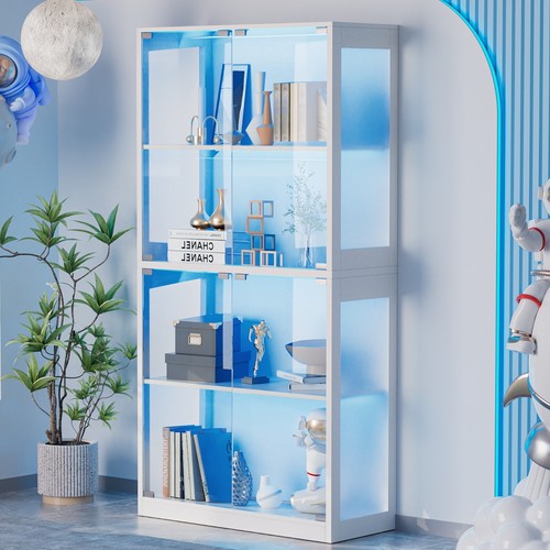 Display cabinet with glass - with,