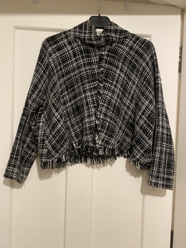 Zara poncho style - style, cropped