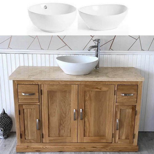 Bathroom single vanity solid - single,