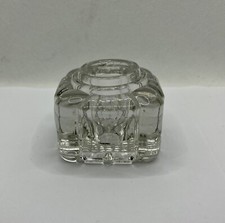 Vintage heavy clear - clear, glass