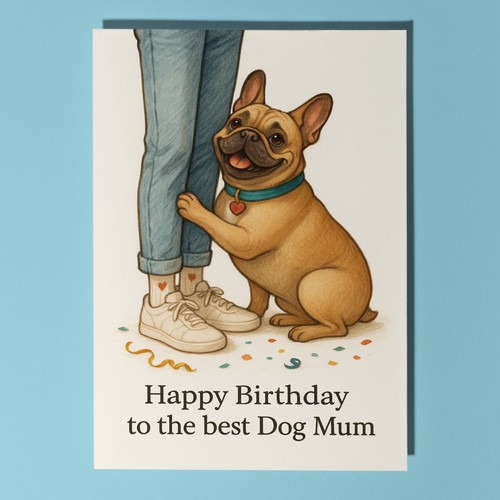 French bulldog dog - french, happy