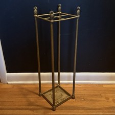 Vintage Umbrella Stand Brass &