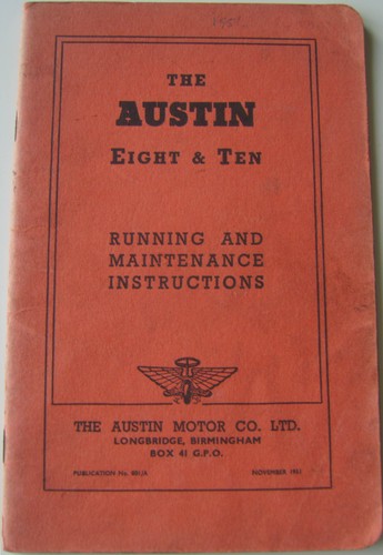Austin eight ten - &,