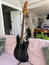 Fender USA 1978 Musicmaster Bass Guitar Short Scale Vintage Black