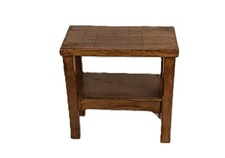 antique two tier side table