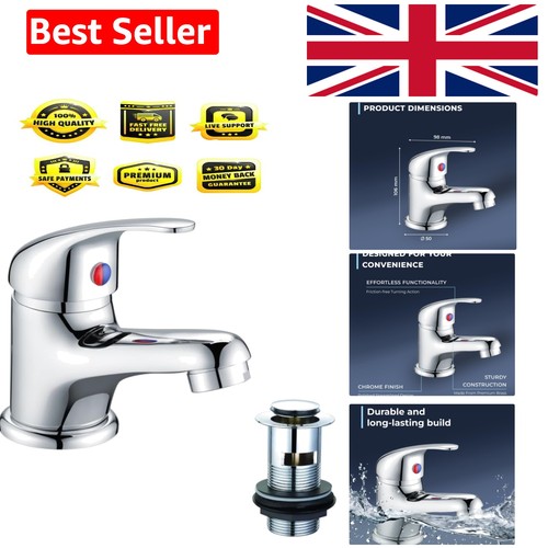 Chrome basin sink monobloc - sink,