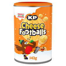 KP Cheese Footballs Light and Crispy Wafers with a Soft Cheesy Centre 142g x 3