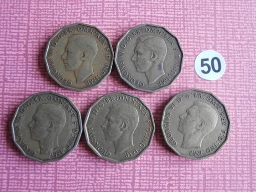 George 6th three - three, pence