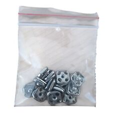 Snap Buttons, 19mm Copper Sew-on Press Button Fastener Black 13 Sets
