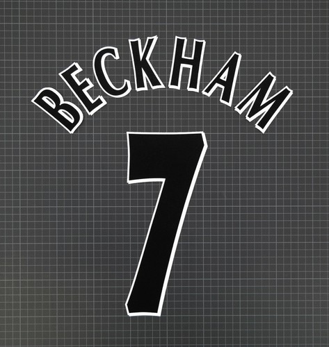 Beckham 1997 2007 player - #7,