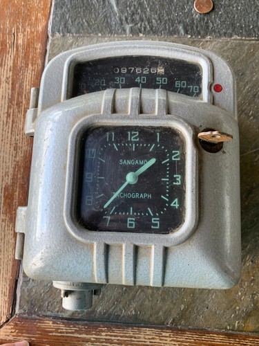 Sangamo model tachograph - model, aa