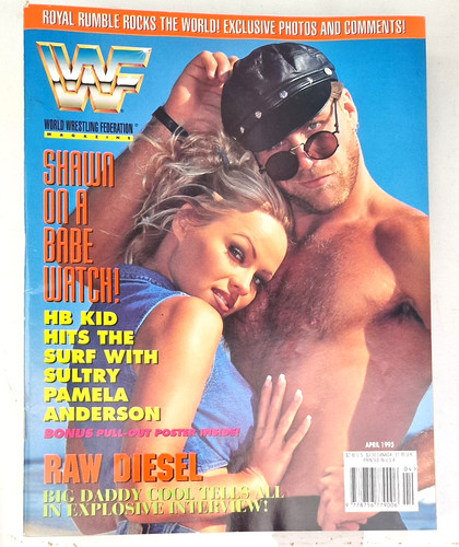 Vintage wwf magazine april - wwf,