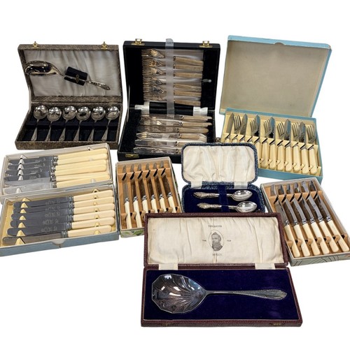 Vintage cutlery sets silver - vintage,