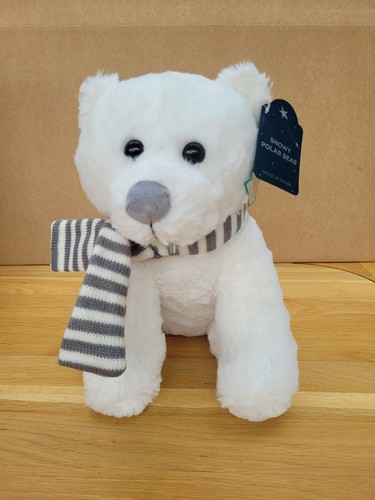 Snowy white polar bear teddy - snowy,