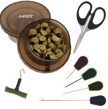 Boilie Grinder Krusha and Baiting Needle Set Carp Fishing Bait Crusher
