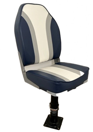 Navy folding boat seat - navy,