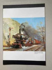 RAILWAY PRINT-  ' THE VOICE OF THE GIANT ' BY ARTIST TERENCE CUNEO