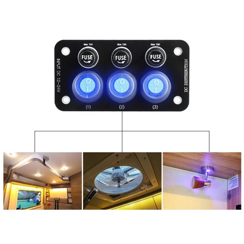 Toggle switch panel 12v 24v - switch,