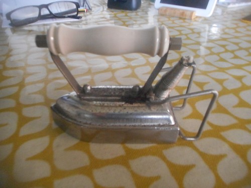 Vintage childs electric iron - vintage,