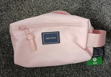 Jack Wills Pink Wash Bag Brand