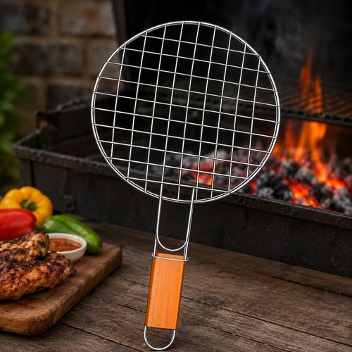 Round bbq grill basket - bbq,
