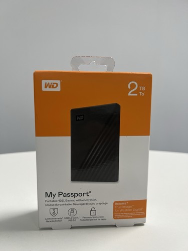 2tb passport black - wd,