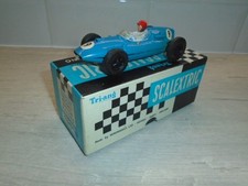 Tri-ang Scalextric COOPER (MM/C58) in Blue with Black Wheels.  Original Box.