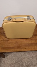Vintage Small Yellow Suitcase
