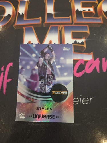 Topps wwf wwe universe - topps, aj