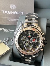 Tag Heuer 43mm Formula 1 Senna Chronograph Quartz Men's WatchCAZ1013.BA0883 Date