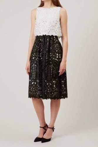 Hobbs emmie white lace overlay - white,