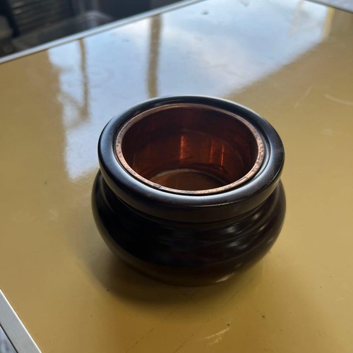 Japanese copper alloy lidded - japanese,