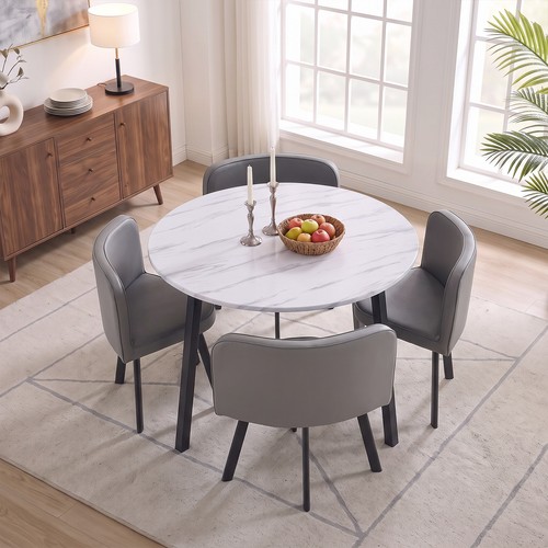 Compact round dining - dining, &
