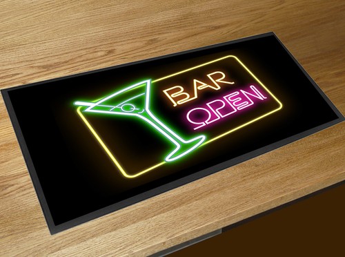 Cocktail bar open - bar, runner