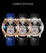 Mens Watch Diamond Tourbillion