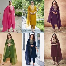 Women Cotton Silk Kurta Pant
