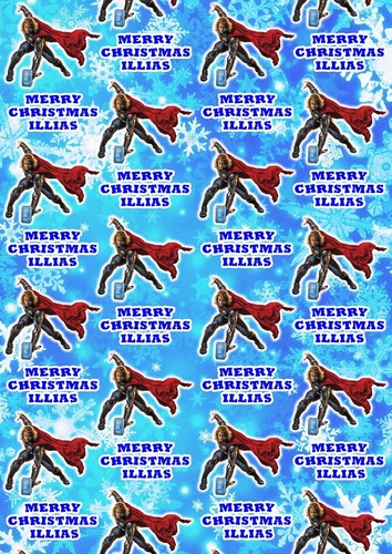 Thor personalised christmas - personalised,