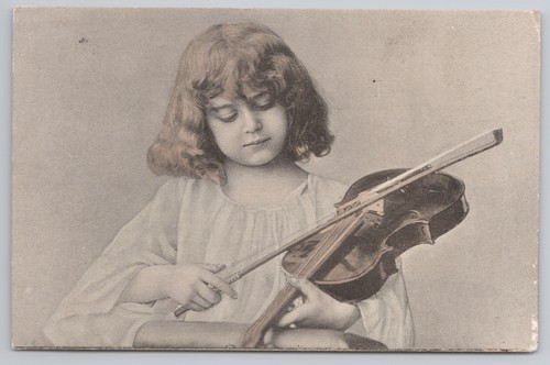 Postcard antique cornwall girl - postcard,