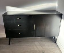 Black Cabinet Sideboard with