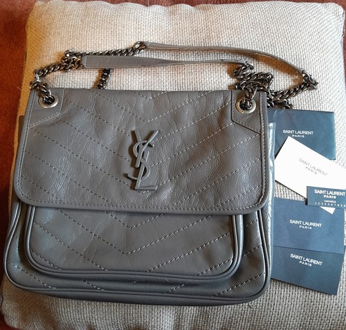 Ysl niki medium grey - niki,